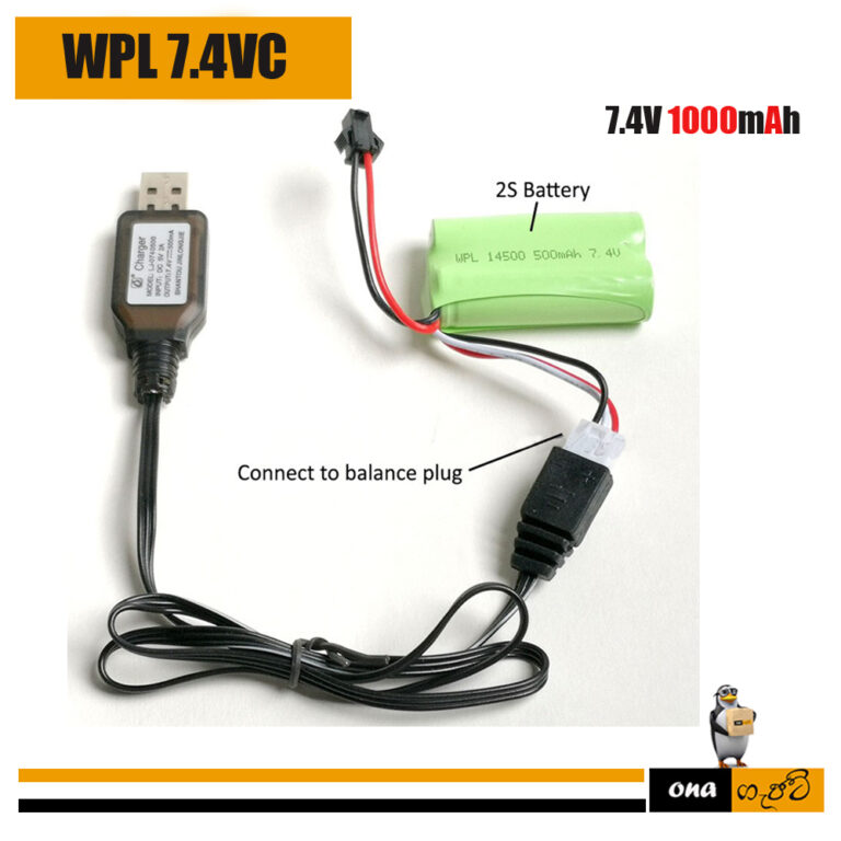 7.4V 1000Mah USB charger for 7.4v lithium battery - Image 2