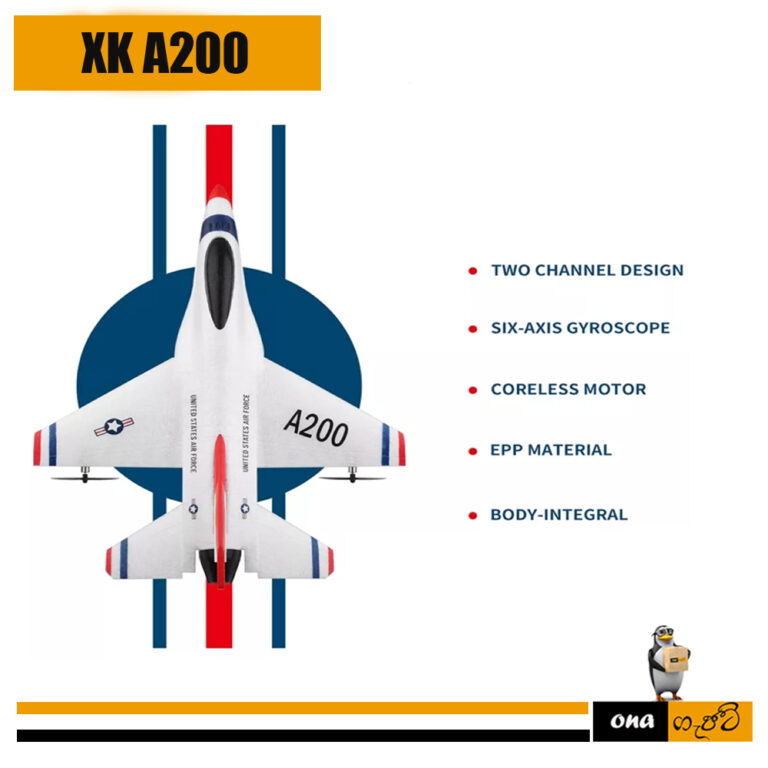 Wltoys WL XK A200 F-16B RC Airplane - Image 2