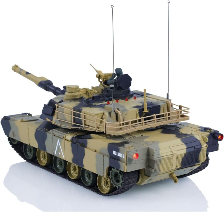 2.4G Heng Long 3816 1/24 US M1M2 ABRAMS RC Battle Tank - Image 9