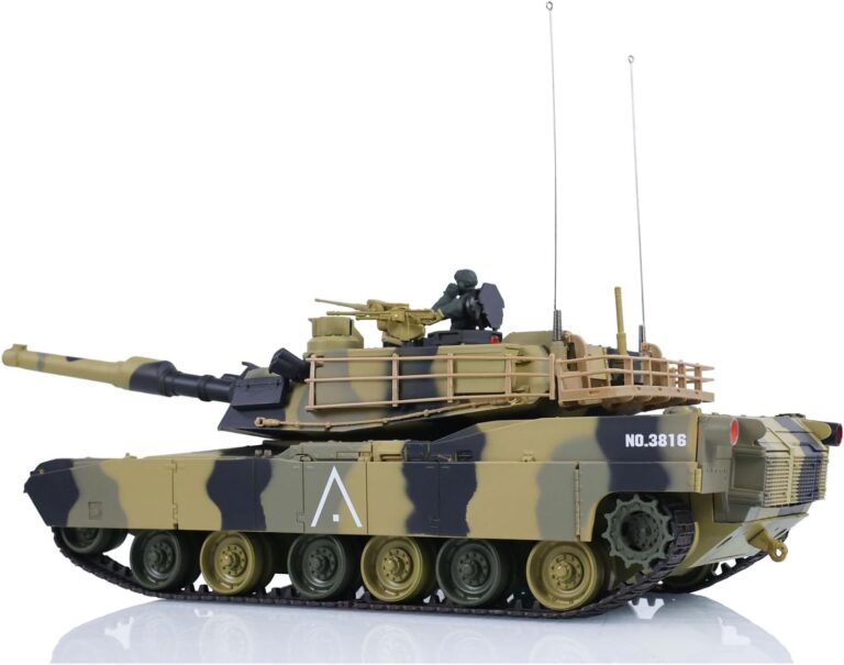 2.4G Heng Long 3816 1/24 US M1M2 ABRAMS RC Battle Tank - Image 7