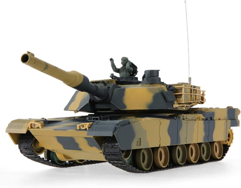 2.4G Heng Long 3816 1/24 US M1M2 ABRAMS RC Battle Tank - Image 3