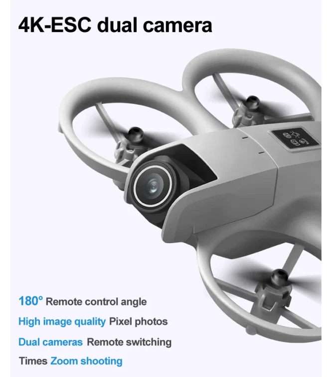 H21 Optical Flow Electric Tuning Dual Camera Drone - Image 3