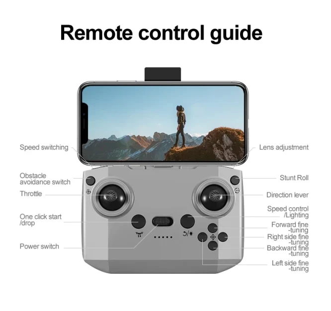 H21 Optical Flow Electric Tuning Dual Camera Drone - Image 5
