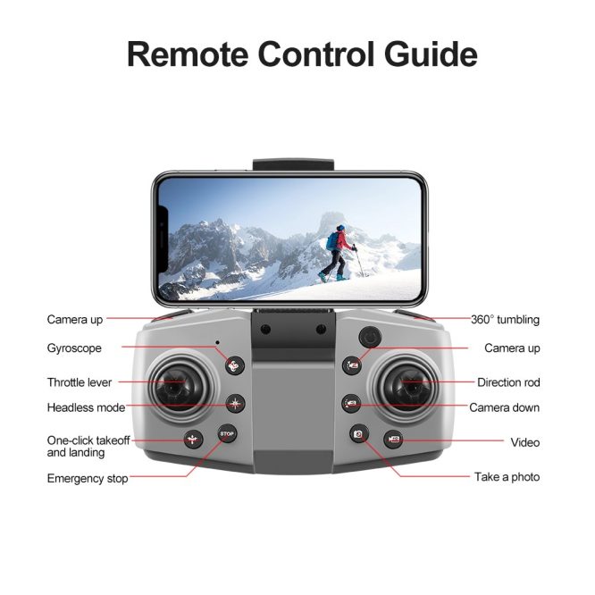 M88 Brushless Optical Flow Aerial Photography Drone - Image 5