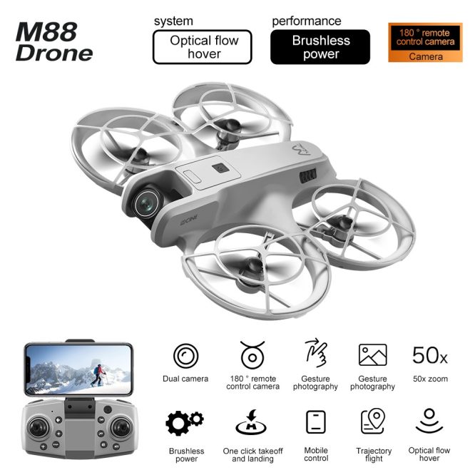 M88 Brushless Optical Flow Aerial Photography Drone - Image 4