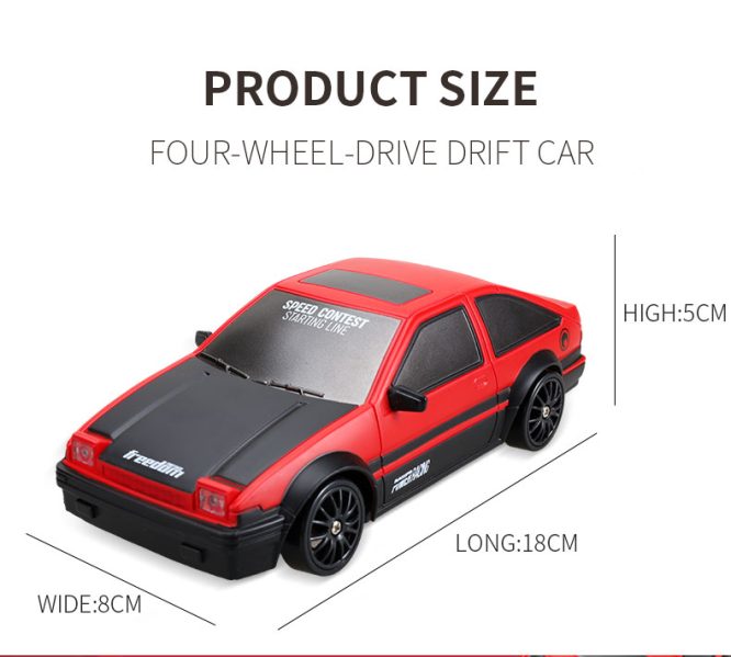 1/24 2.4G 4WD Drift HB Toys LED Light On-Road Vehicles - Image 4