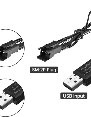 USB SM-2P Charging Cable for Rc Vehicle