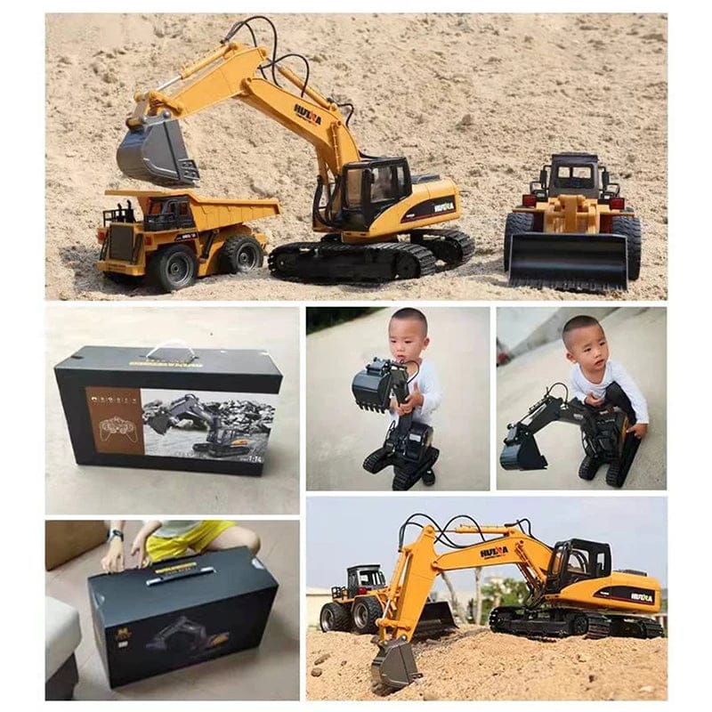 Huina1535 1:14 Alloy Remote Control Excavator with 15 Channels - Image 6