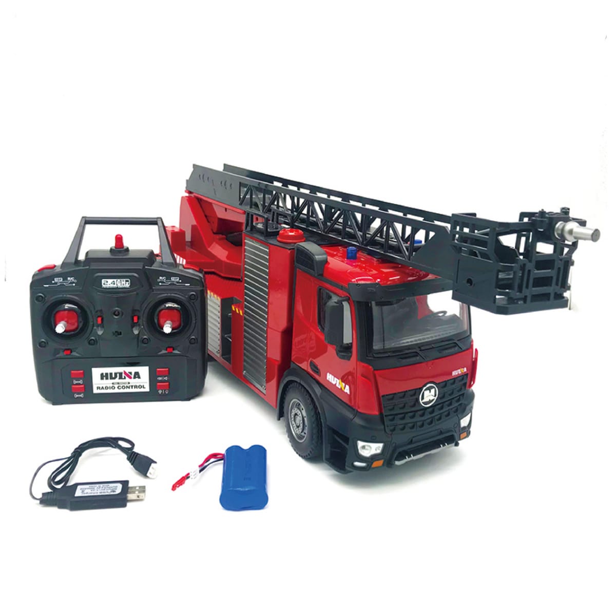 Huina 1561 2.4GHz 1/14 RC Fire Truck - Image 2