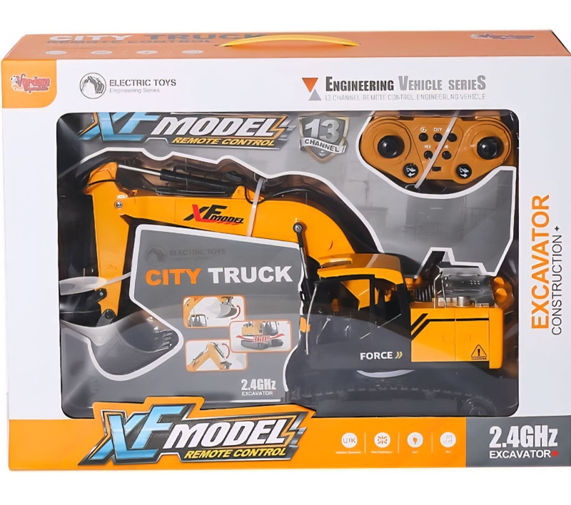 13CH Excavator Rc Construction Toys with /Lights/Sounds - Image 5