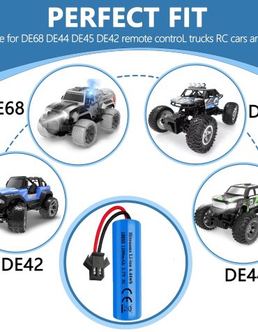 3.7V 1000mAh Li-ion Rechargeable Battery