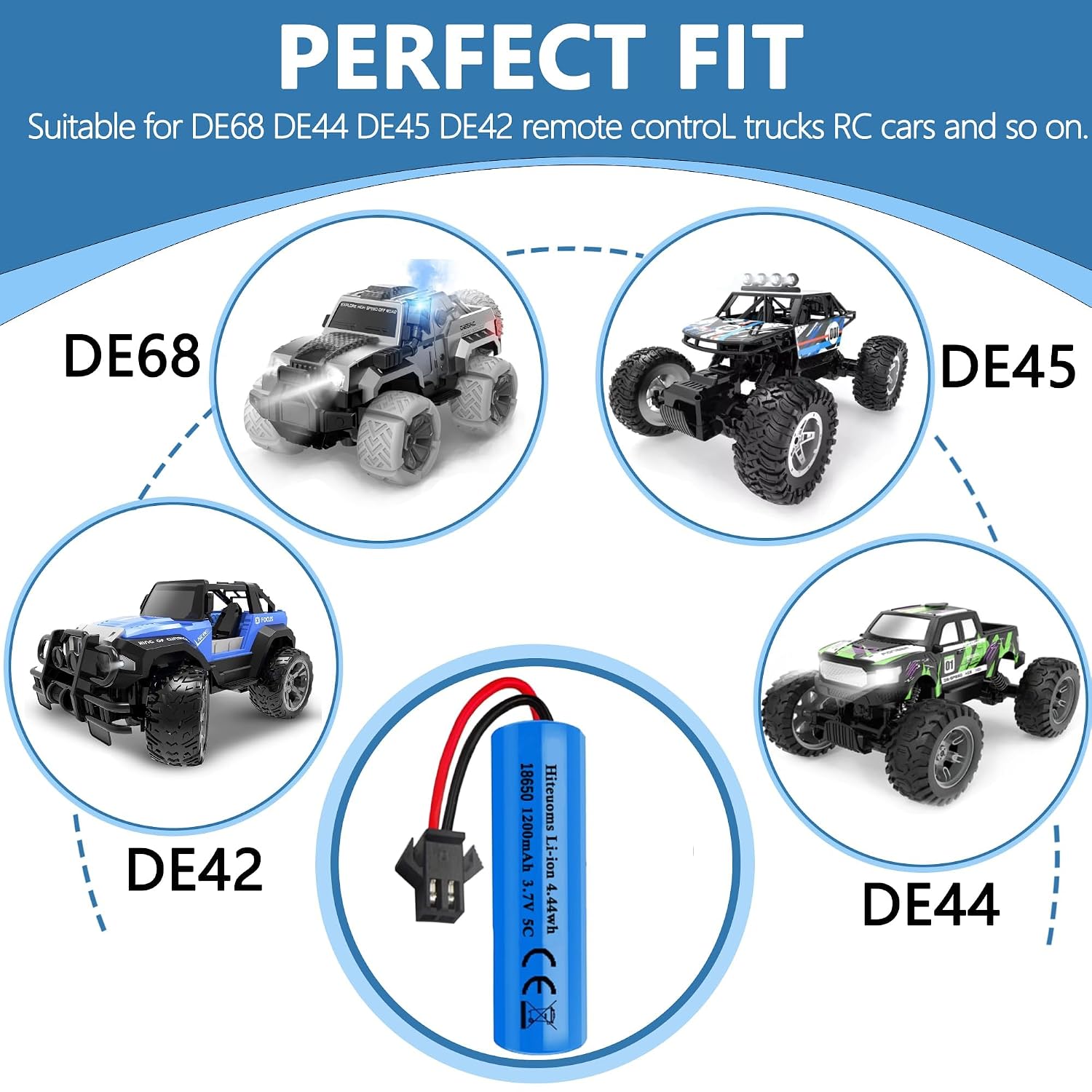 3.7V 1000mAh Li-ion Rechargeable Battery